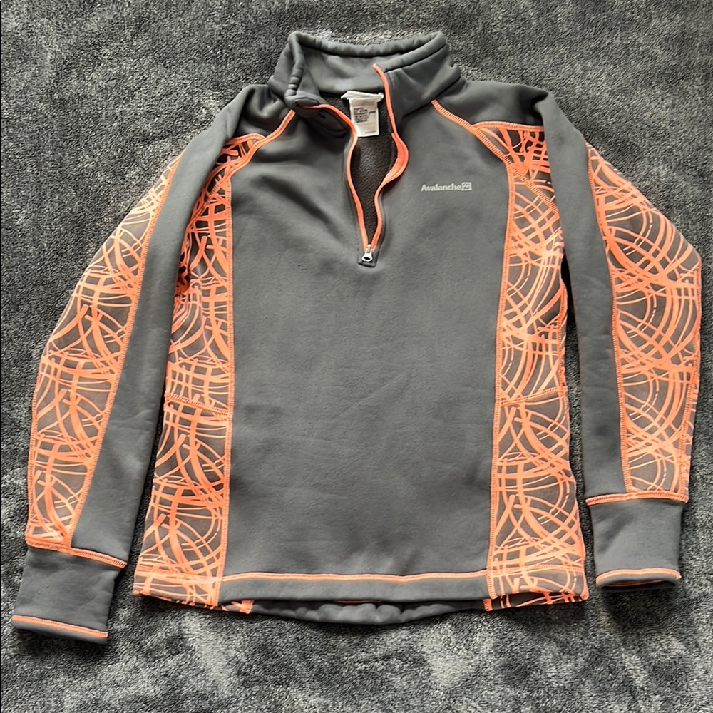 Women’s Avalanche Gray and Orange Pullover